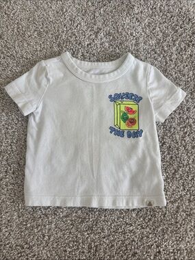 Baby GAP 'Squeeze the Day' Short Sleeve Graphic Tee 6-12 M